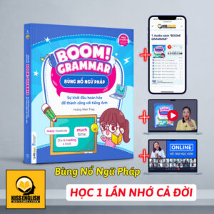 Sách "BOOM GRAMMAR" - Bùng Nổ Ngữ Pháp