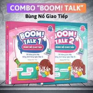 Bộ Sách “BOOM TALK" - Combo 2 Cuốn "Bùng Nổ Giao Tiếp"