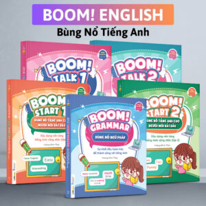 Bộ Sách “BOOM ENGLISH" - Combo 5 Cuốn Bùng Nổ Tiếng Anh Giao Tiếp Toàn Diện